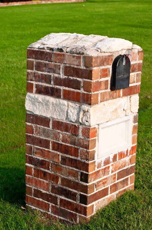 Brick Mailbox Painting