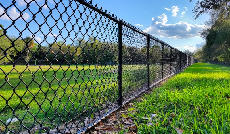 Chain Link Fence Painting