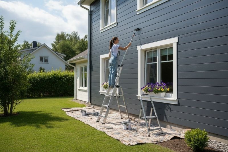 House Siding Painting