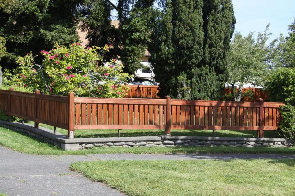 Timber Fence Staining