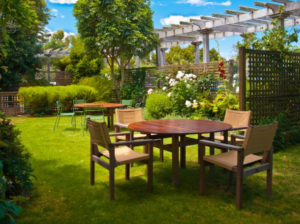 Exterior Furniture Staining